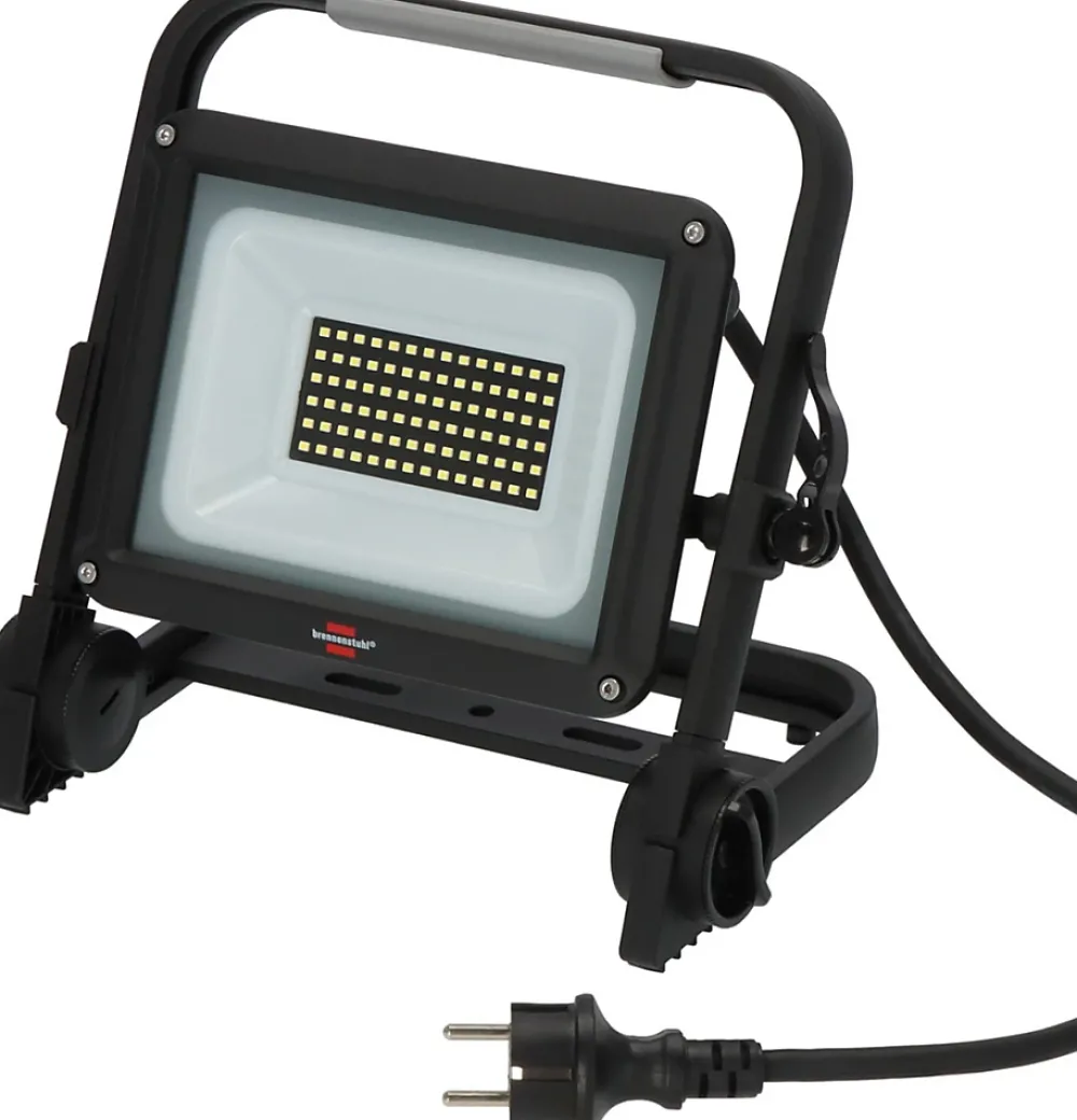 Brennenstuhl Projecteur Et Lampe De Chantier-Projecteur LED portable JARO 7060 M 50 W, 5800 lm, IP65, IK08, câble 5 m -