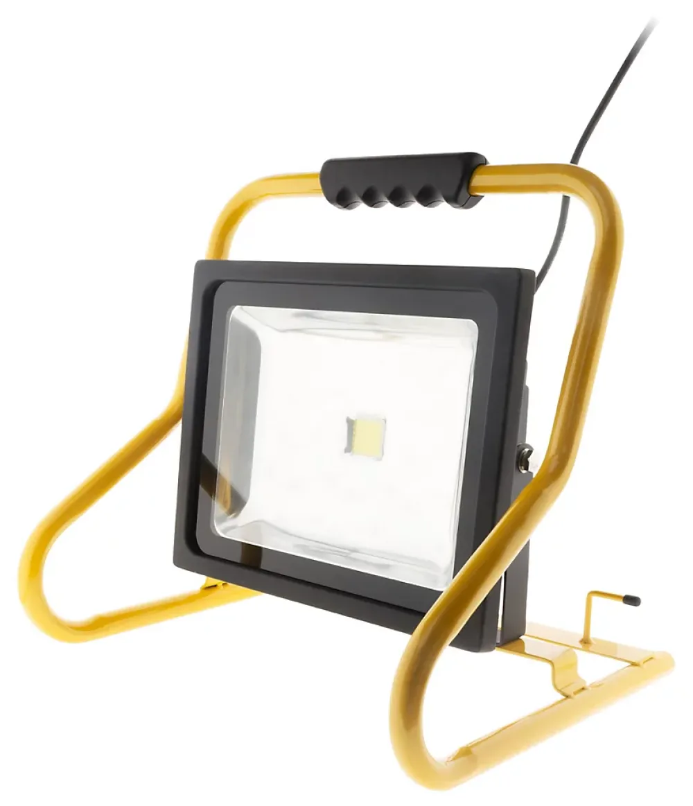 Zenitech Projecteur Et Lampe De Chantier-Projecteur LED 50W Chantier IP65 - Jaune -