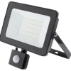 Zenitech Projecteur Et Lampe De Chantier-PROJECTEUR SENSOR 50W 5000LM IP65 NOIR