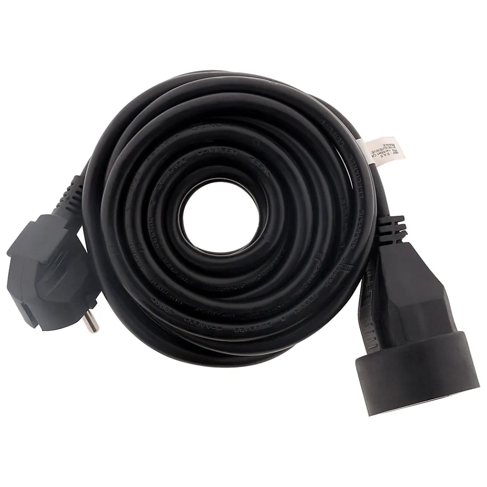 Zenitech Prolongateur 16A HO5VV-F 3G1,5mm² - noir 3m -
