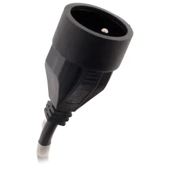 Zenitech Prolongateur 16A HO5VV-F 3G1,5mm² - noir 5m -