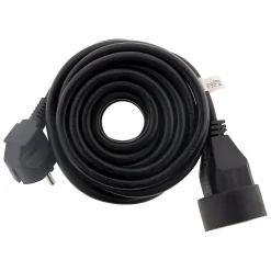 Zenitech Rallonge Électrique-Prolongateur 16A 2P+T noir 10m
