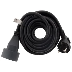 Zenitech Rallonge Électrique-Prolongateur 16A 2P+T noir 10m