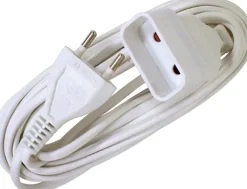 Dio Rallonge Électrique-Prolongateur HO3VVH2F 2x0,75mm² 6A - 3m - blanc -