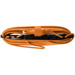 Zenitech Rallonge Électrique-Prolongateur jardin 2x1,5mm² 25m - Orange -