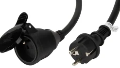 Zenitech Prolongateur pour chantier HO7RN-F 16A 3G2,5mm² 10m - Noir -