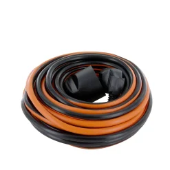 Chacon Prolongateur Schuko H05VVF 10m - noir/orange -