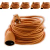 Zenitech 6 prolongateurs jard. 16A 25m orange