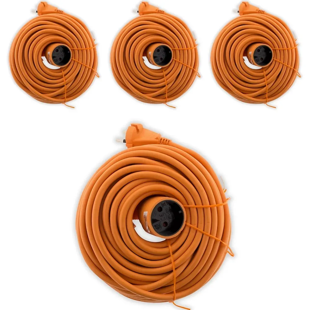Zenitech Rallonge Électrique-4 prolongateurs sans terre 16A 40m