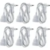 Zenitech Rallonge Électrique-6 prolongateurs sans terre -