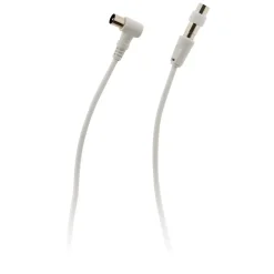 Zenitech Prolongateur TV mâle/mâle + adaptateur F/F 5m -