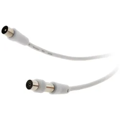 Zenitech Prolongateur TV mâle/mâle + adaptateur F/F 5m -