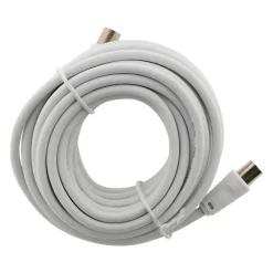 Zenitech Prolongateur TV mâle/mâle + adaptateur F/F 2m -