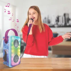 Lexibook Puissante enceinte Bluetooth lumineuse La Reine des Neiges avec micro