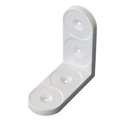 Diall Equerre De Fixation-4 équerres d'assemblage Plastique L.20 x H.50 x P.50mm