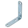 Vynex Equerre De Fixation-20 équerres de chaise acier zingué 50 mm