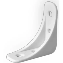 Vynex 20 équerres plastique blanc 40 x 40 mm