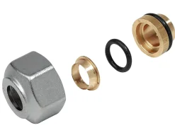 Giacomini Raccord À Visser-Raccord à compression pour tube cuivre R178 - Diamètre: 18X18mm