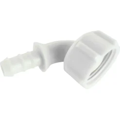 Somatherm for you Alimentation Pour Machine À Laver-Raccord coudé Entrée Ecrou tournant 20/27 - Sortie tétine cannelée