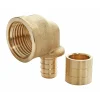 Somatherm for you Raccord coudé à glissement pour tube PER Ø16 - coude femelle 15/21 (1/2")