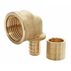 Somatherm for you Raccord coudé à glissement pour tube PER Ø16 - coude femelle 15/21 (1/2")