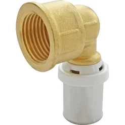 Somatherm for you Tube Et Raccord Multicouche-Raccord coudé à sertir pour tube Multicouche Ø20 - coude femelle 20/27 (3/4")