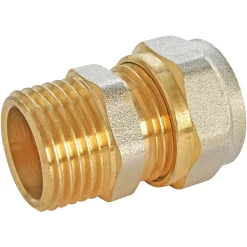 Somatherm for you Raccord droit à compression pour tube Multicouche Ø20 - droit mâle 15/21 (1/2")