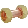 Somatherm for you Raccord À Visser-Raccord droit 2 écrous tournants Femelle 20/27 (3/4") - Femelle 20/27 (3/4") - douille cuivre