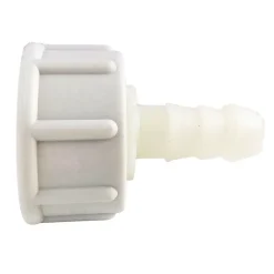 Somatherm for you Alimentation Pour Machine À Laver-Raccord droit Entrée Ecrou tournant 20/27 - Sortie tétine cannelée