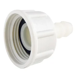 Somatherm for you Alimentation Pour Machine À Laver-Raccord droit Entrée Ecrou tournant 20/27 - Sortie tétine cannelée