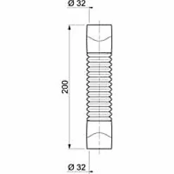 Wirquin Raccord d'évacuation souple PVC Magicoude ø32 mm à coller