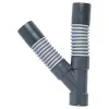Wirquin Raccord d'évacuation souple PVC Y ø40 mm à coller