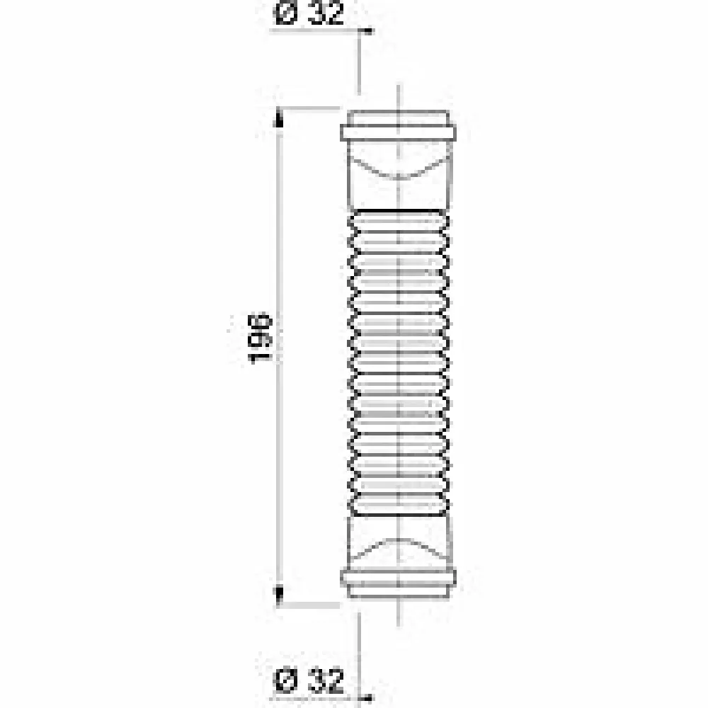Wirquin Raccord d'évacuation souple Push Fit ø32 mm