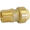 Somatherm for you Tube Et Raccord Cuivre-Raccord mâle à clipser pour tube cuivre ou PER ou Multicouche Ø16 - Mâle 20/27 (3/4')