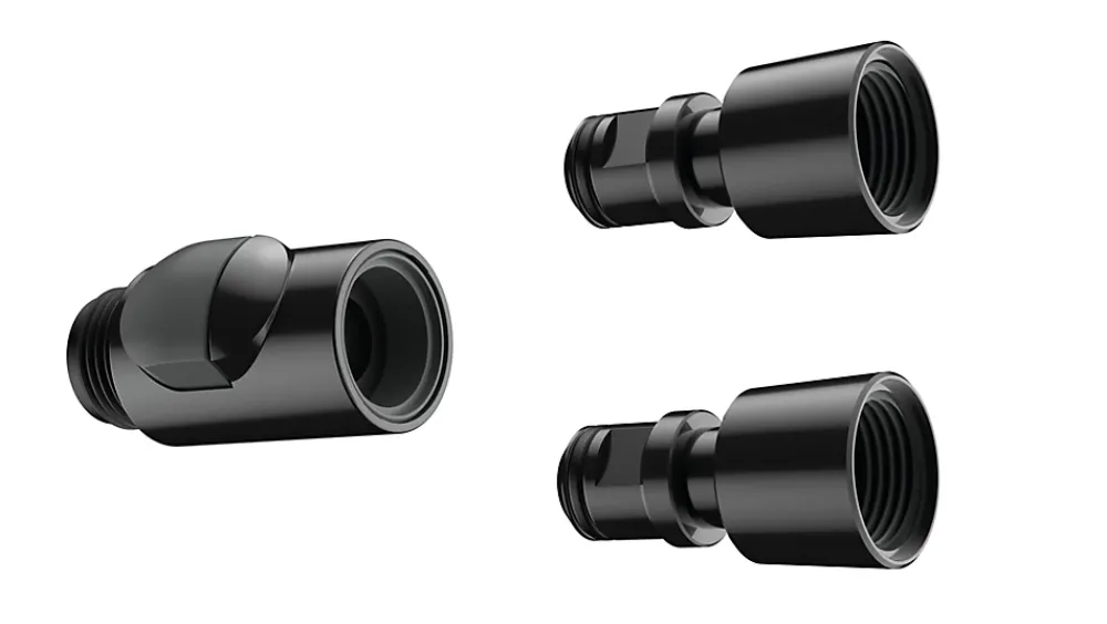 Hansgrohe Raccord À Visser-Raccord rapide 1/2 pour douchette, noir,