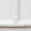 D-Line Raccords à clipser blancs moulure demi-circulaire 30x15 mm