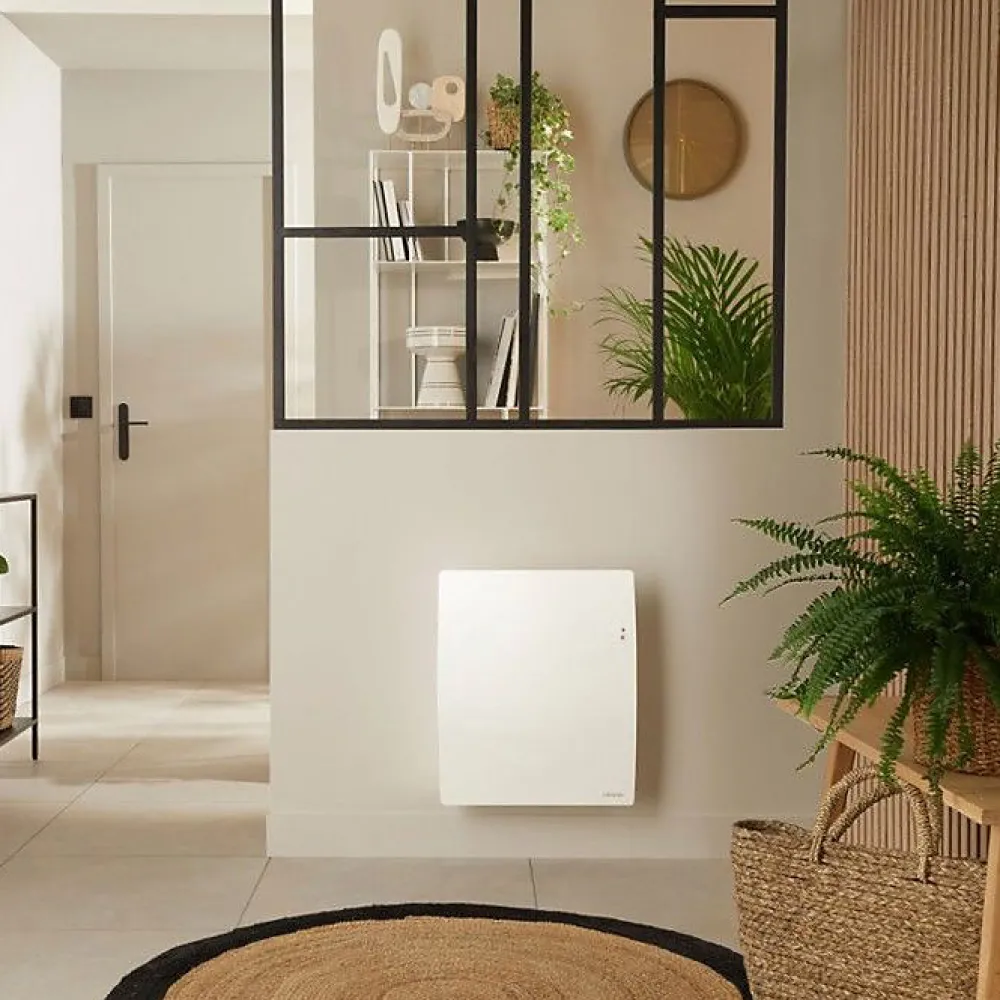 Atlantic Radiateur électrique Agilia - Connecté - 500W - Horizontal - Blanc carat
