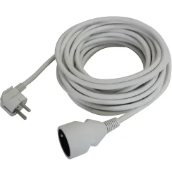 Rallonge Électrique-Rallonge blanche H05VVF 3G1 5mm² 10m avec clapet