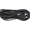 Zenitech Enrouleur Électrique-Rallonge de câble HO5VV-F 2x1mm² - 5m - noir -