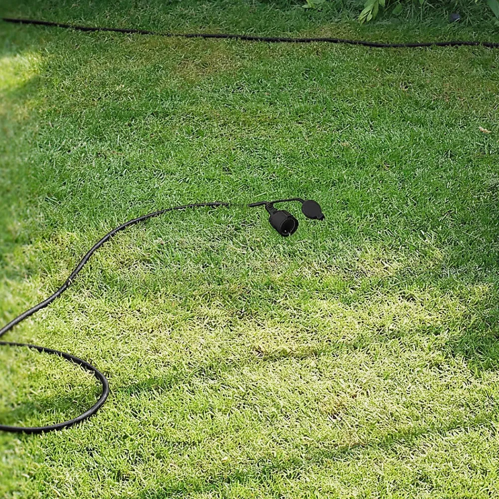 Horoz Electric Rallonge Électrique Et Enrouleur De Jardin-Rallonge de jardin noire Schuko 15 m 3x1,5 mm² IP44 HOROZ