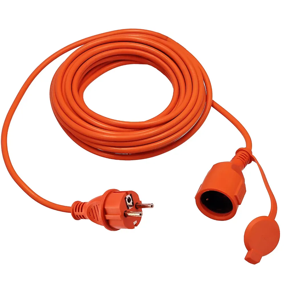 Horoz Electric Rallonge Électrique Et Enrouleur De Jardin-Rallonge de jardin orange Schuko 25 m 3x1,5 mm² IP44 HOROZ