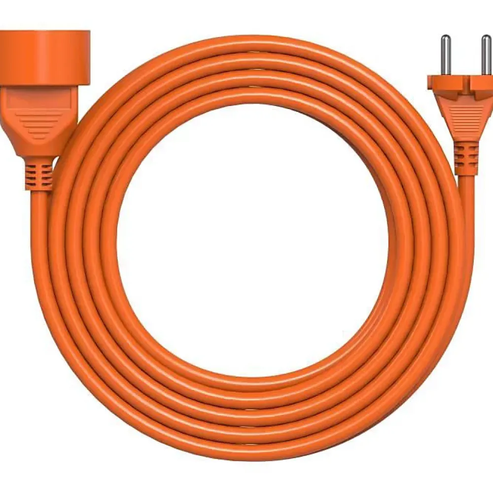 Quarx Rallonge extérieure - GAO - H05VV-F 2x1,5mm²- 50m, robuste, résistante