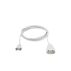 Rallonge Électrique-Rallonge 2G x 0.75mm² 3m Power1All blanc