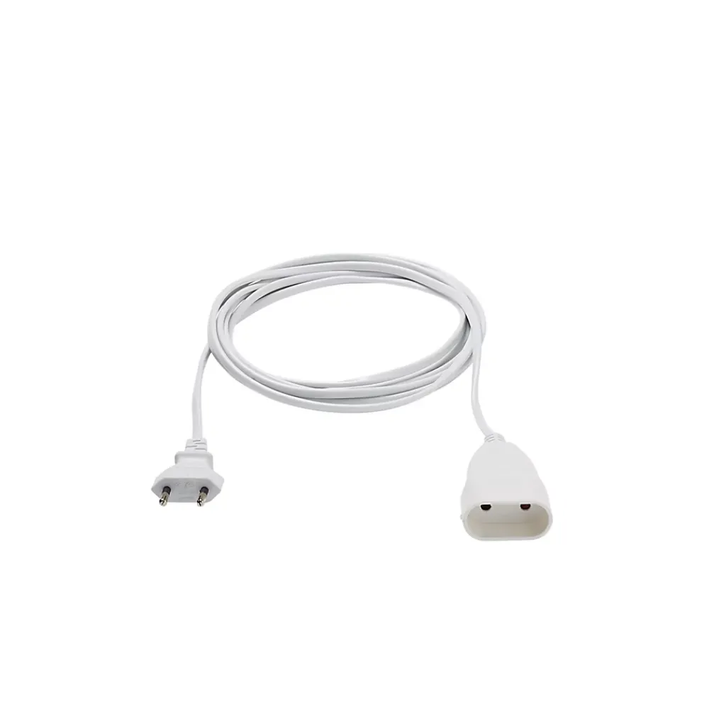 Rallonge Électrique-Rallonge 2G x 0.75mm² 3m Power1All blanc