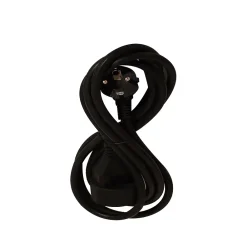 Chacon Rallonge Électrique-Rallonge HO5VV-F 3G 1,5mm² 3m - Noir -