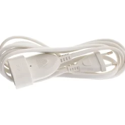 Zenitech Rallonge Électrique-Rallonge HO3VVH2-F 2m - Blanc -