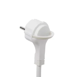 Diall Rallonge intérieur H05VV-F 3 x 1.5 mm² 3m + prise blanc
