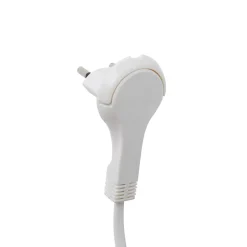 Diall Rallonge intérieur H03VVH2-F 2 x 0.75mm² 3m prise blanc