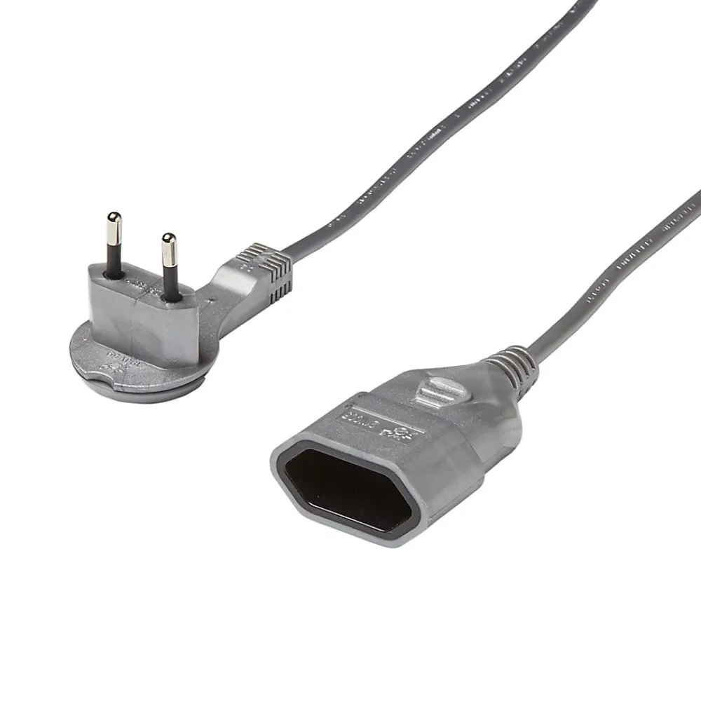 Diall Rallonge Électrique-Rallonge intérieur H03VVH2-F 2 x 0.75mm² 3m prise métal