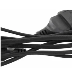 Chacon Rallonge Électrique-Rallonge électrique textile 1.5m - Noir -